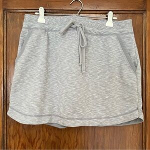 Athleta Heathered Grey Athletic Skirt
